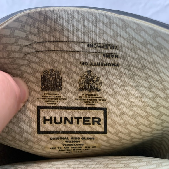 Kid’s Hunter Boots GUC - Picture 6 of 8